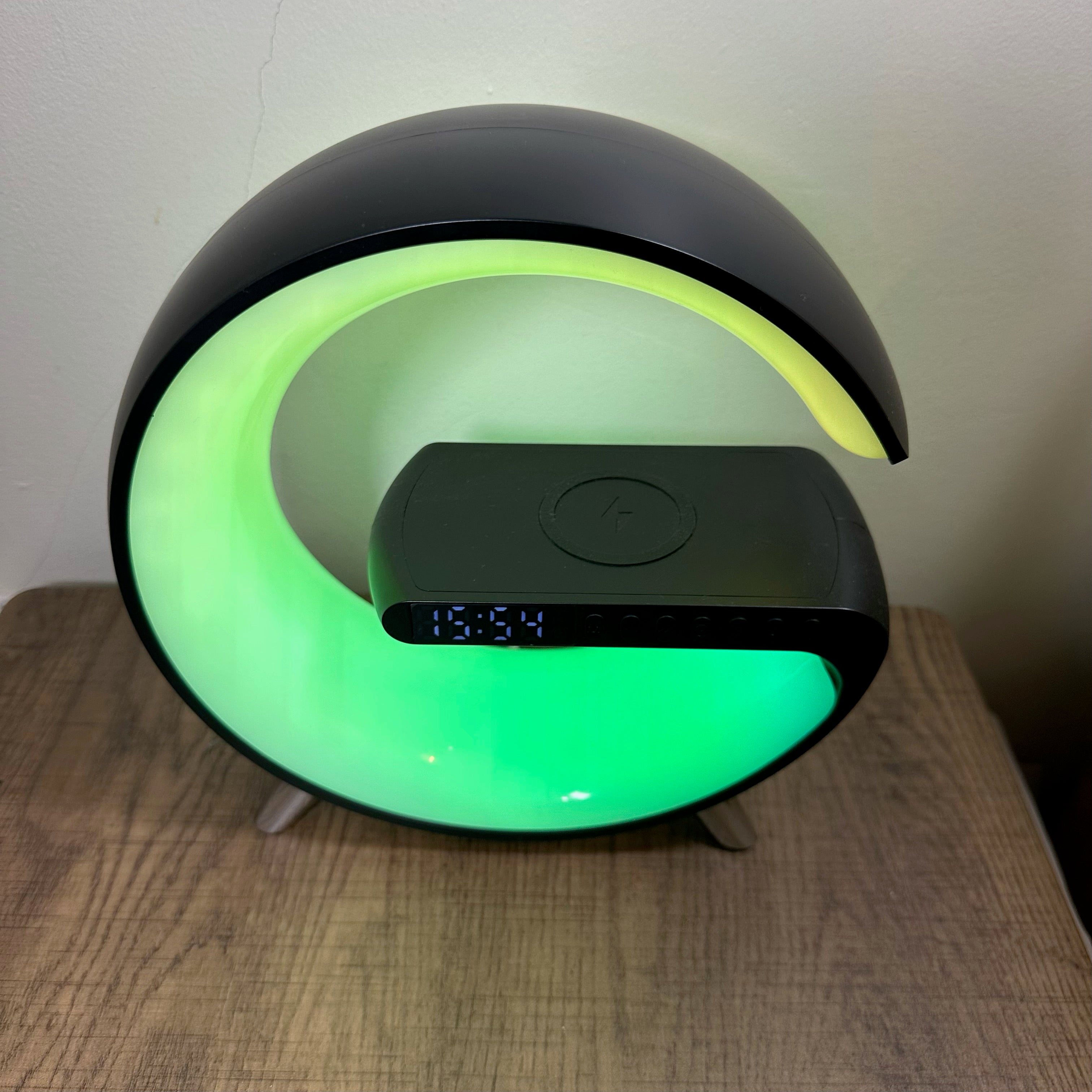 RGB Alarm Clock Fast Charging Station