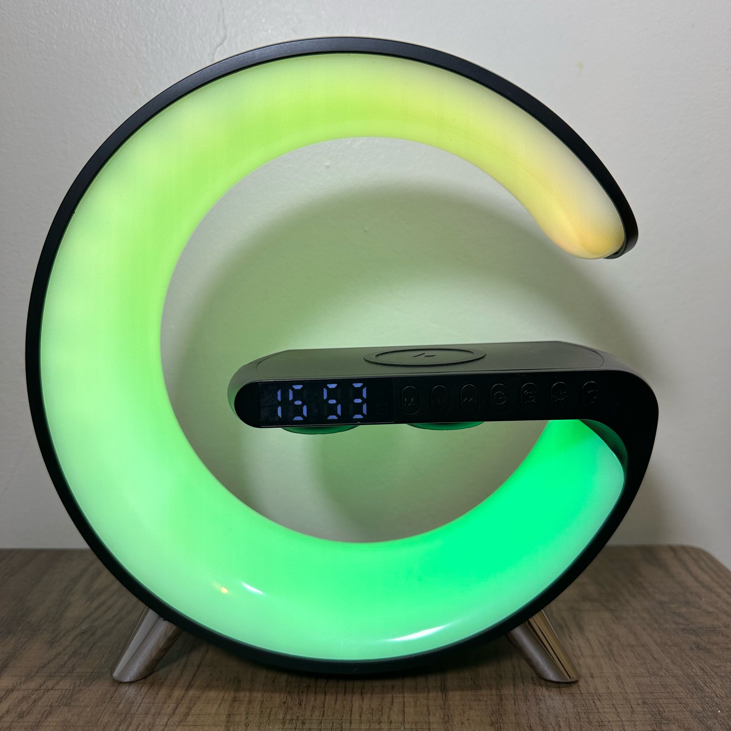 RGB Alarm Clock Fast Charging Station